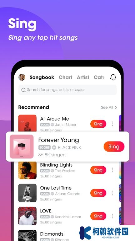 全民k歌海外版wesing app下载