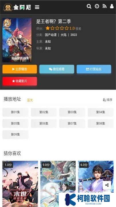 金阿尼动画